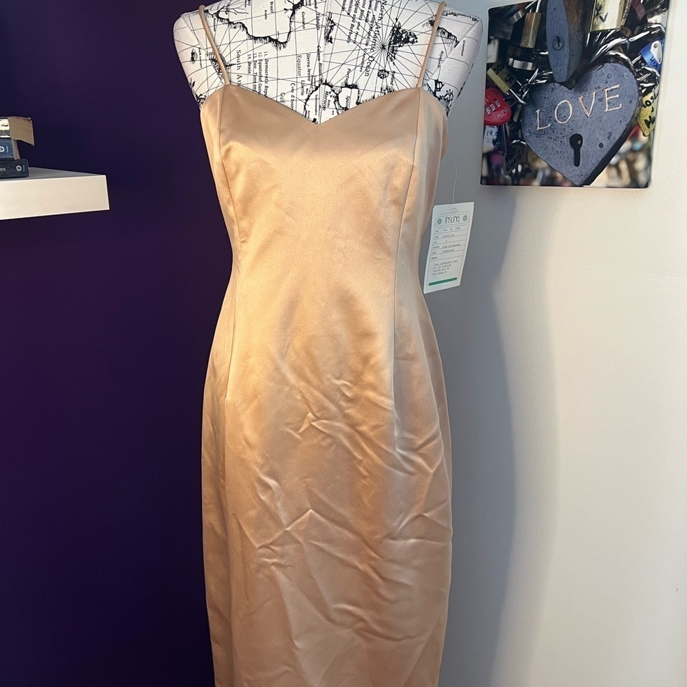 Vintage 1996 Evan Picone 2 Piece Champagne Gown NWT - Picture 10 of 15